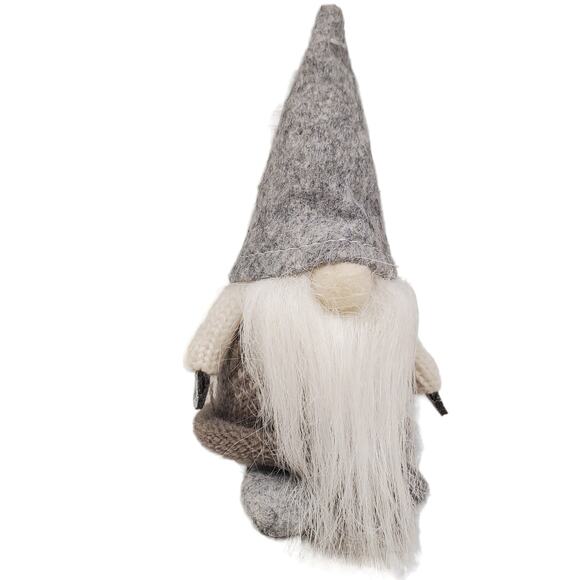 MeraVic Gnome Holiday Gray Sweater Gnome Gery 5 Inch Item No R7132 - Picture 1 of 8